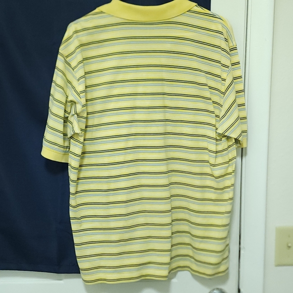 Masters Yellow Stripe Polo Shirt - Picture 3 of 5